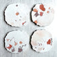 Concrete Coasters - White - Set of 4