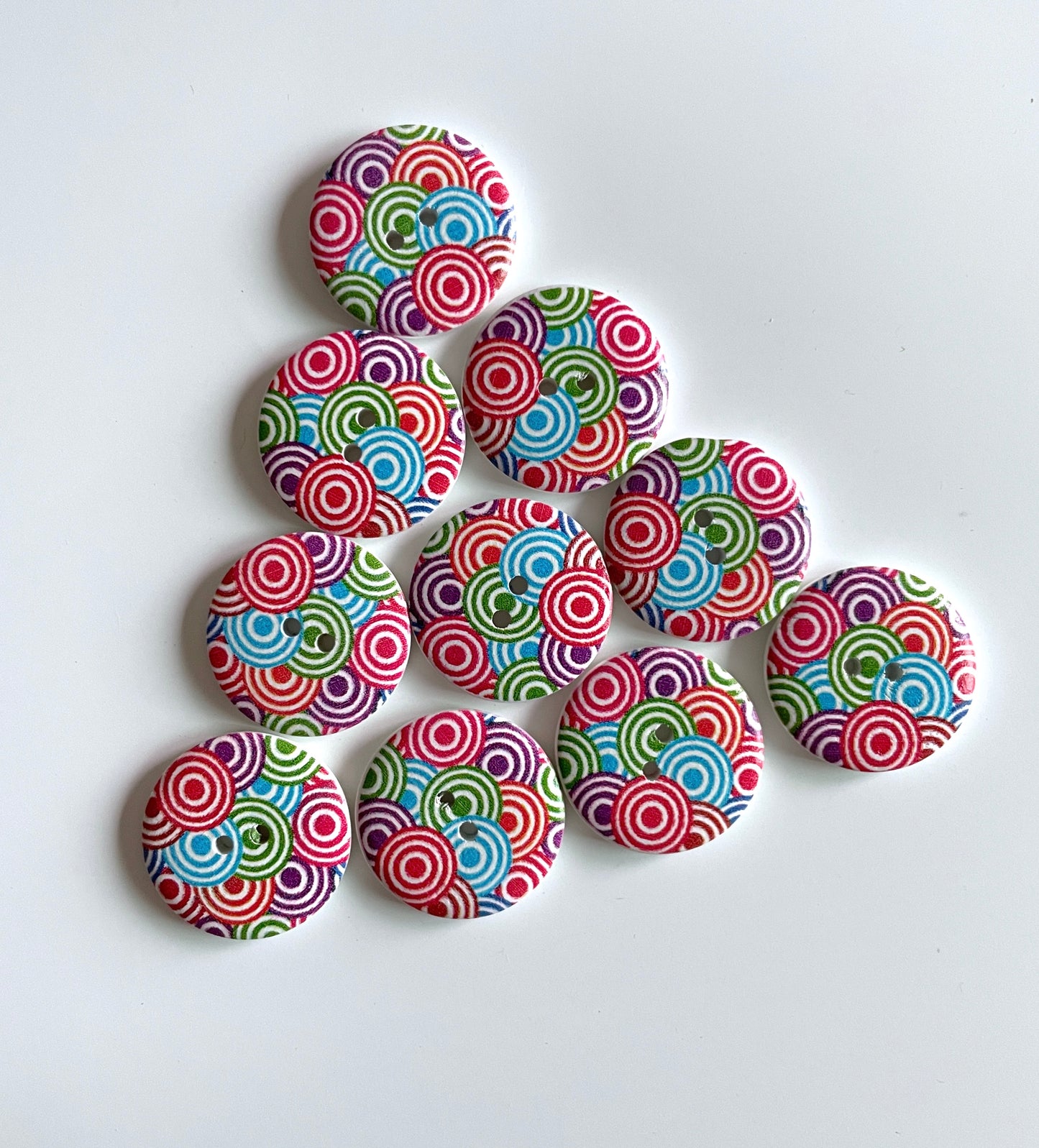 Fancy Designer buttons - pack pf 6 - LWB003