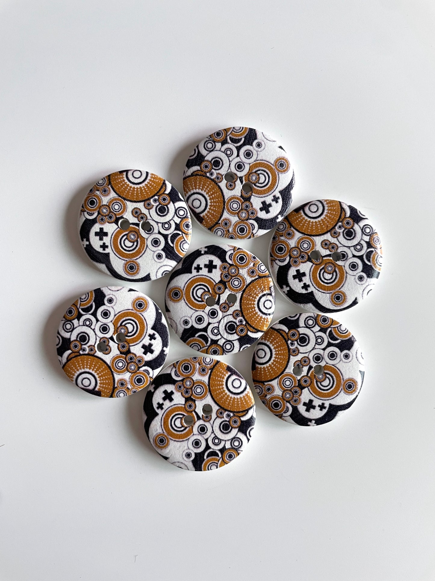 Fancy Designer buttons - pack of 6 - LWB004