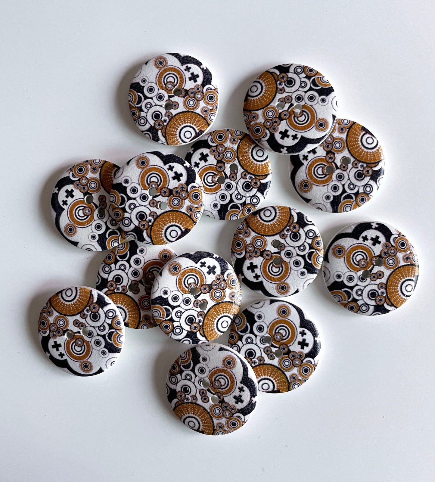 Fancy Designer buttons - pack of 6 - LWB004