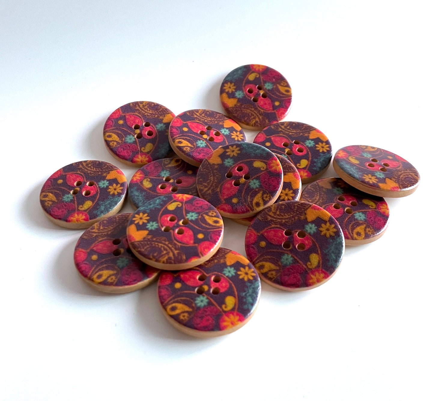 Fancy Designer buttons - pack of 6 - LWB006