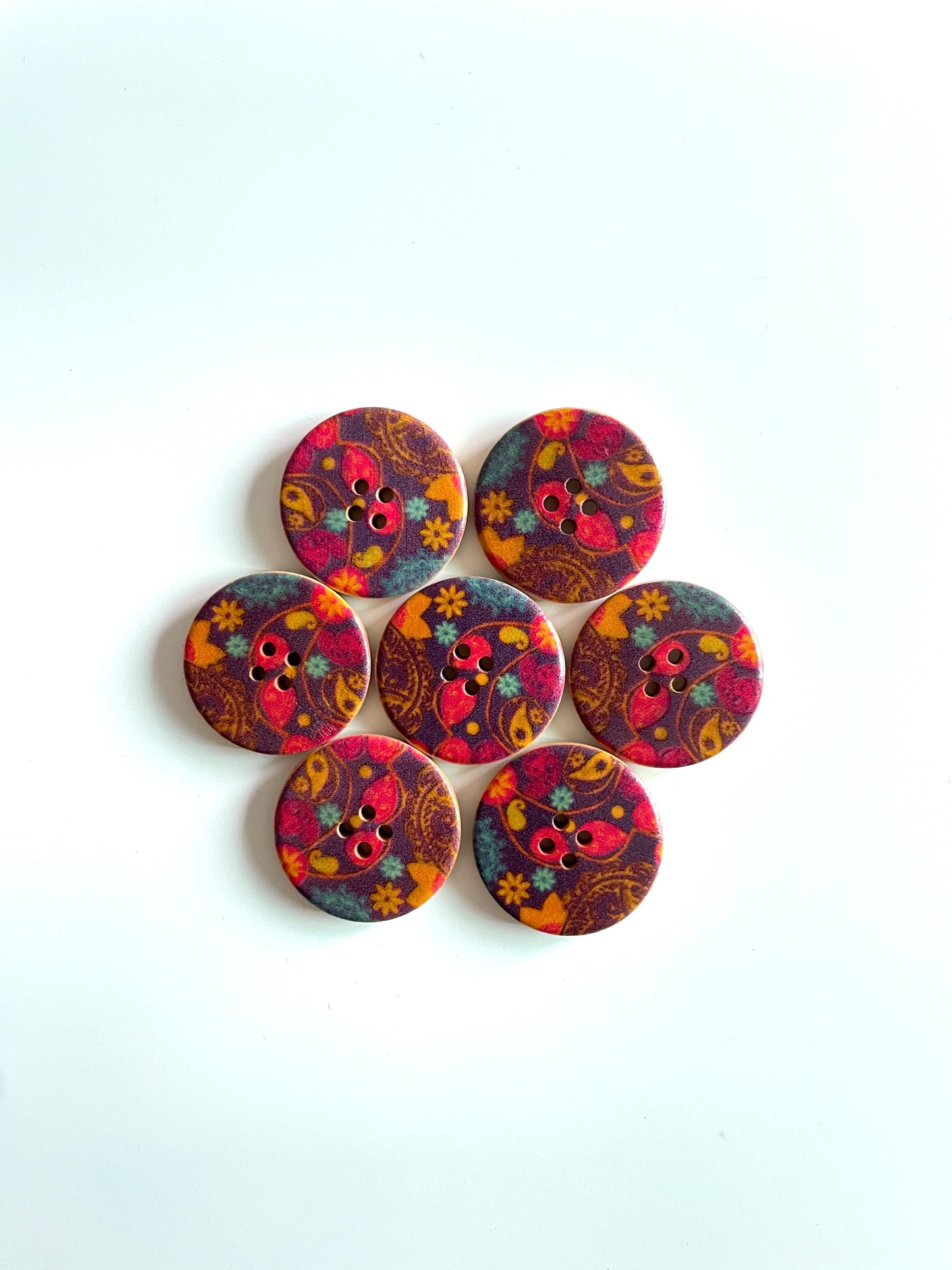 Fancy Designer buttons - pack of 6 - LWB006