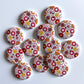 Fancy Designer buttons - pack of 6 - LWB008
