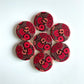 Vinatge buttons - pack of 6 - LWB010
