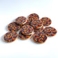 Vintage buttons - pack of 6 - LWB013