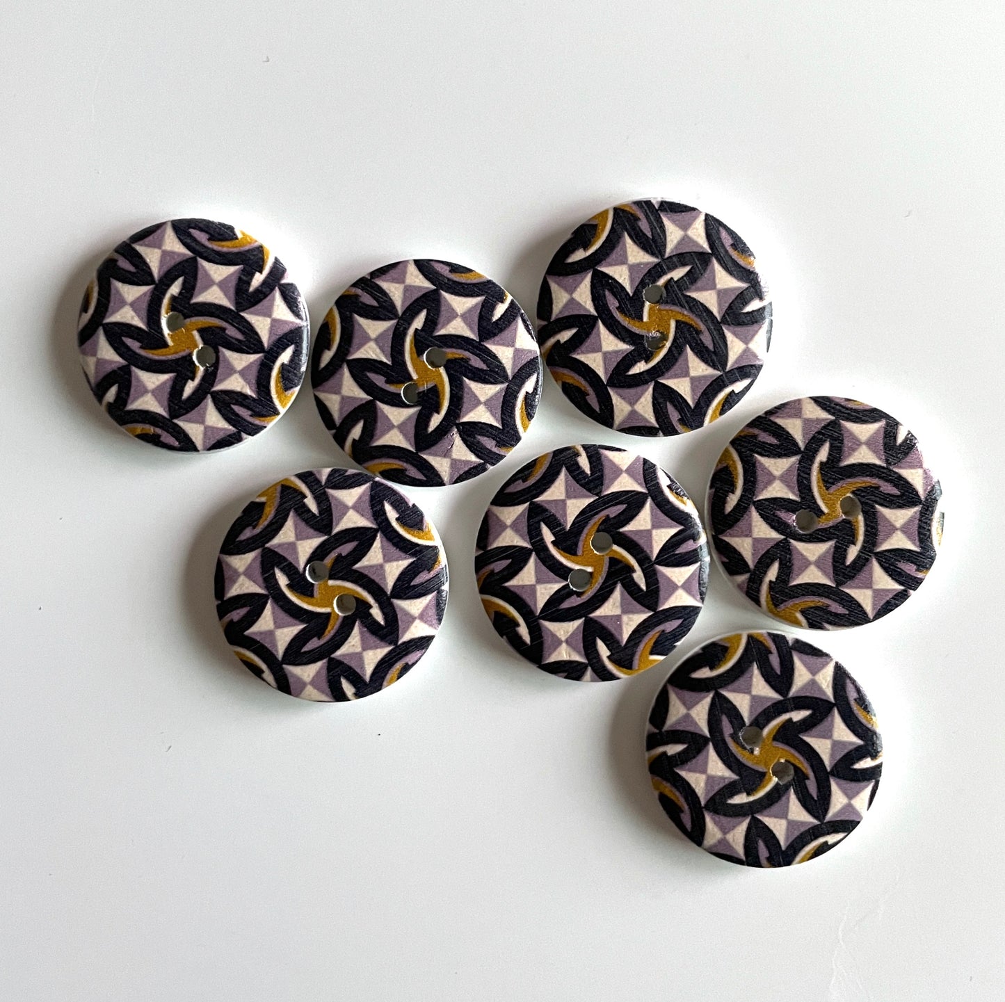 Fancy Designer buttons - pack of 6 - LWB017