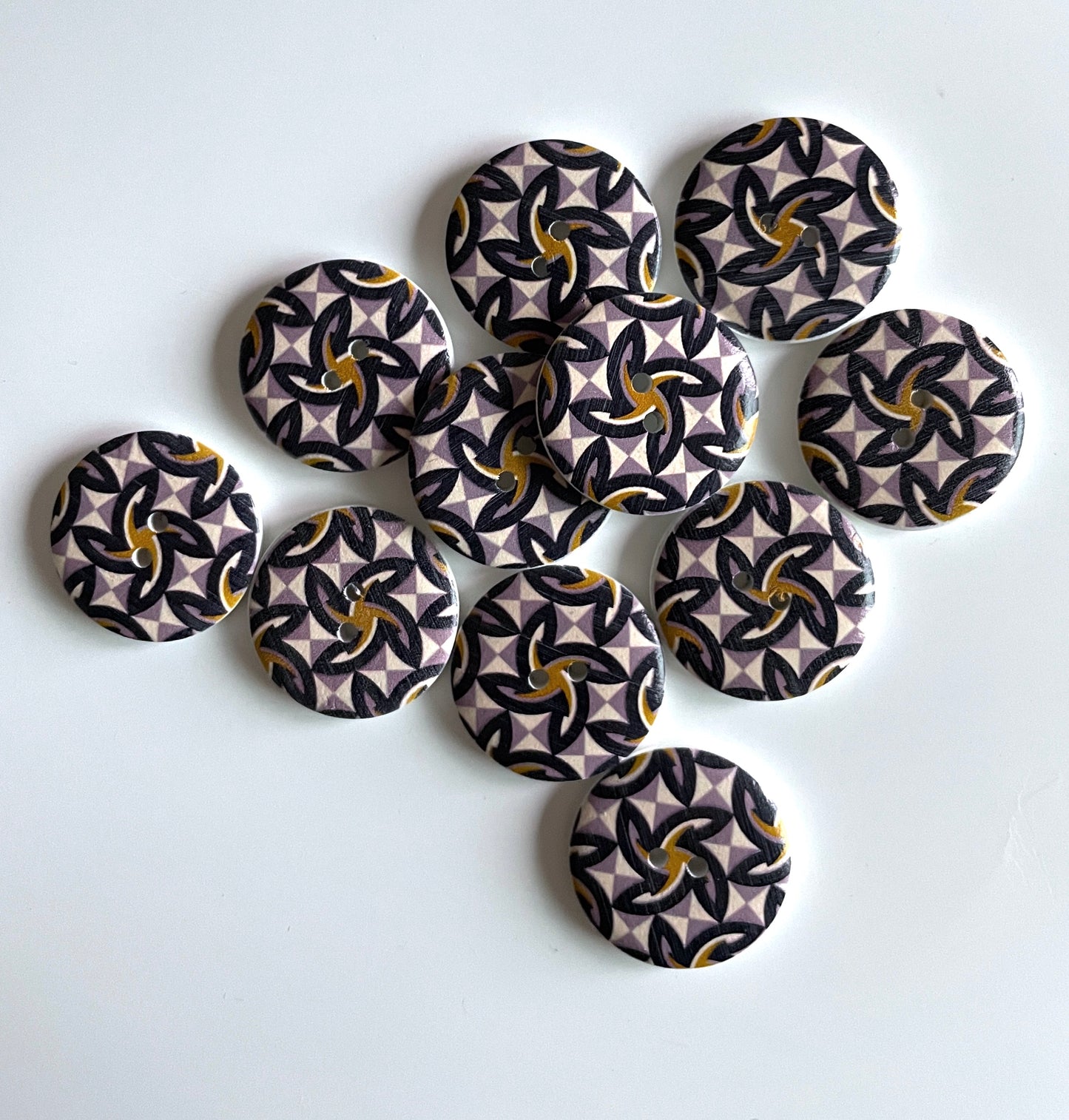 Fancy Designer buttons - pack of 6 - LWB017