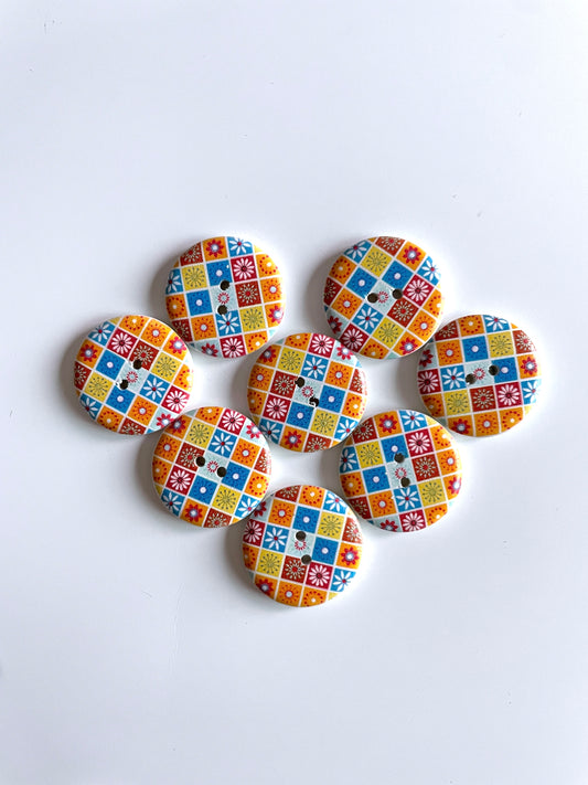 Fancy Designer buttons - pack of 6 - LWB026