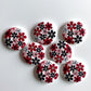 Fancy Designer buttons - pack of 6 - LWB027