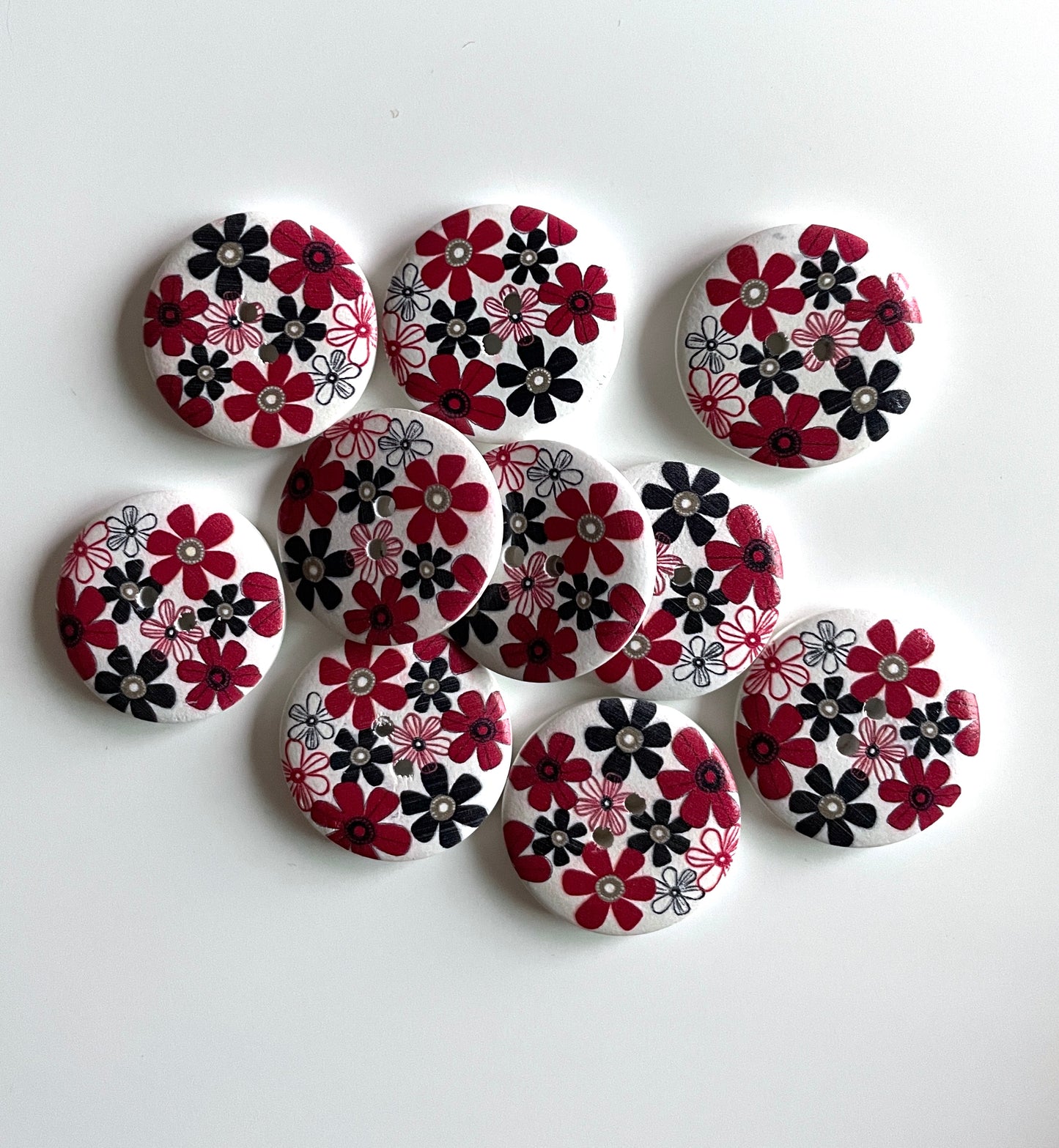 Fancy Designer buttons - pack of 6 - LWB027