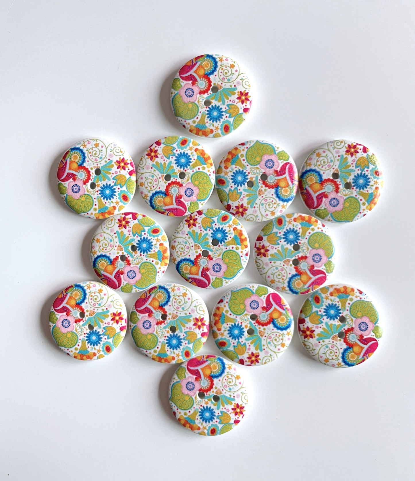 Fancy Designer buttons - pack of 6 - LWB028