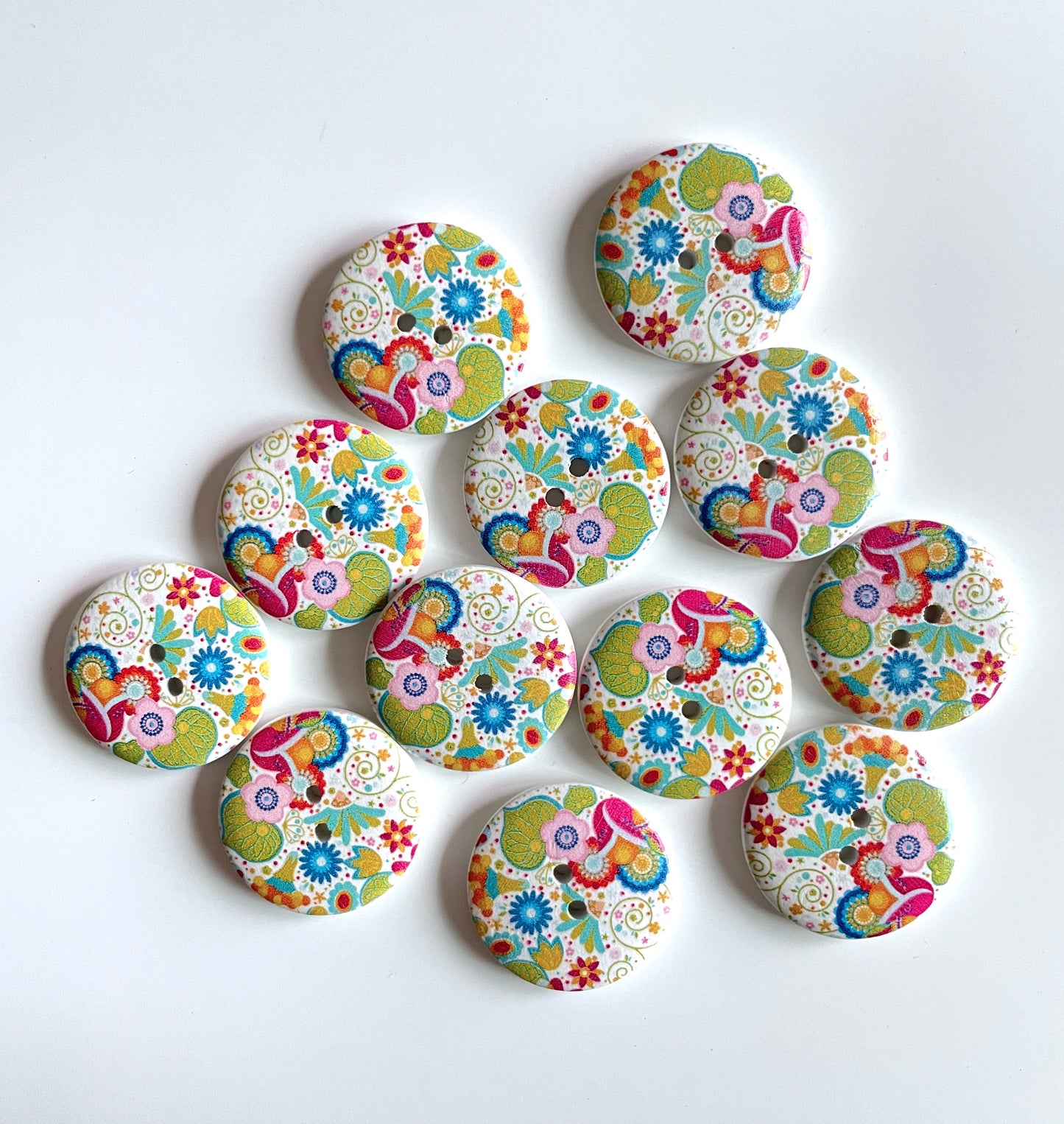 Fancy Designer buttons - pack of 6 - LWB028