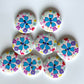 Fancy Designer buttons - pack of 6 - LWB033