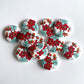 Fancy Designer buttons - pack of 6 - LWB034