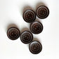 Wooden Buttons - pack of 6 - WB003