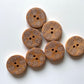 Wooden Buttons - pack of 6 - WB005