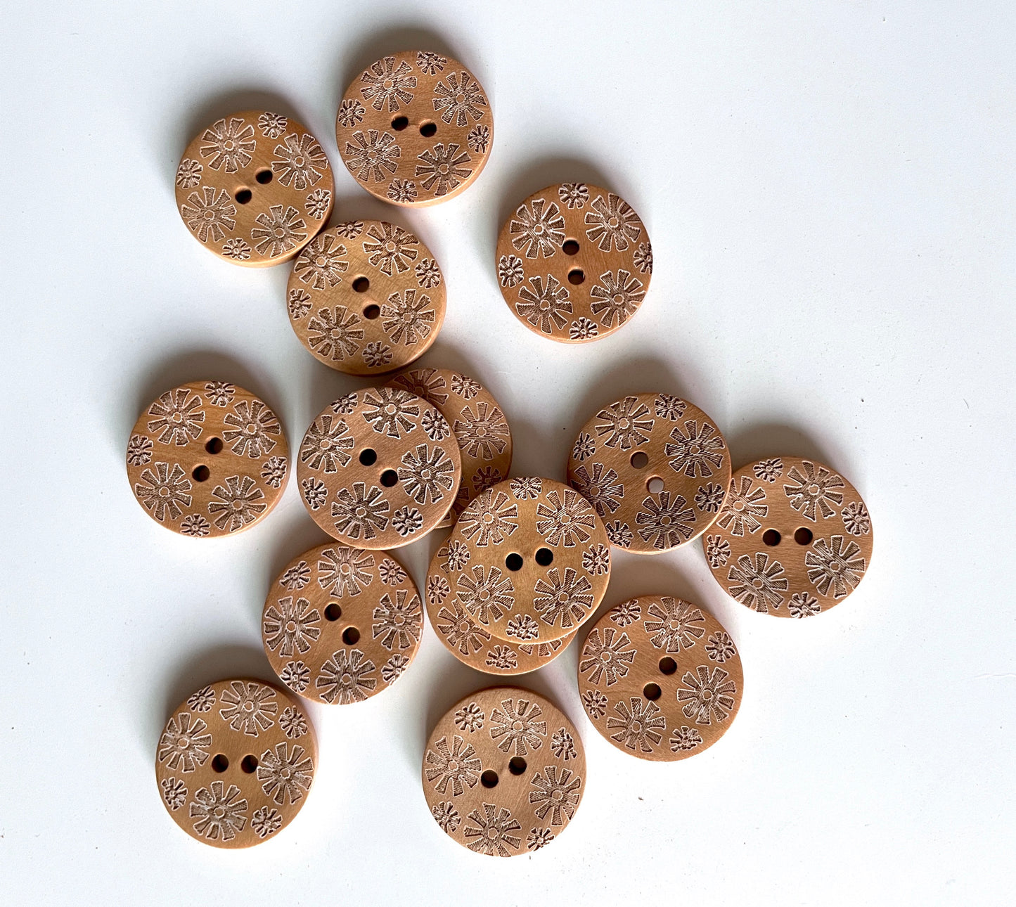 Wooden Buttons - pack of 6 - WB005