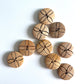 Wooden Buttons -pack of 6 - WB095