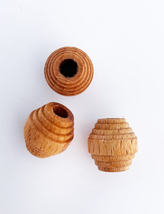 Wooden Beads - pack of 6 - B006