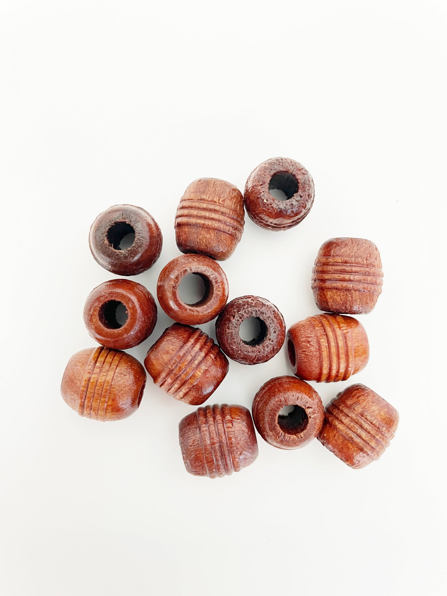 Wooden Beads  - pack of 6 - B008